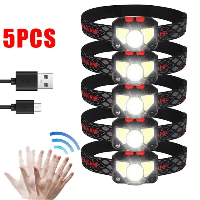 Powerful LED Sensor Headlamp