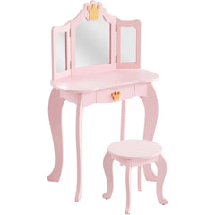 Kids Vanity Table and Chair Set