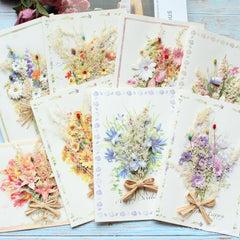 Creative Romantic Flower Greeting Postcard