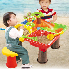 Children's Four grid sand table