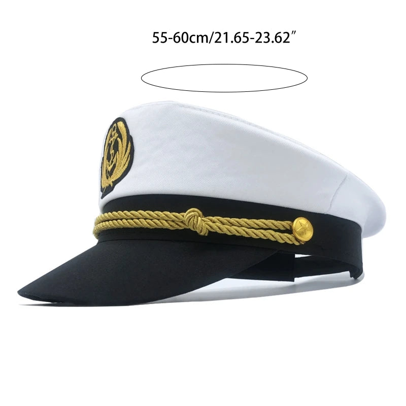 Yacht Captain Navy Marine Hat