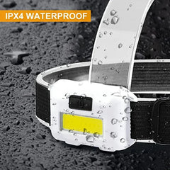 ED Headlamp Flashlight Cob