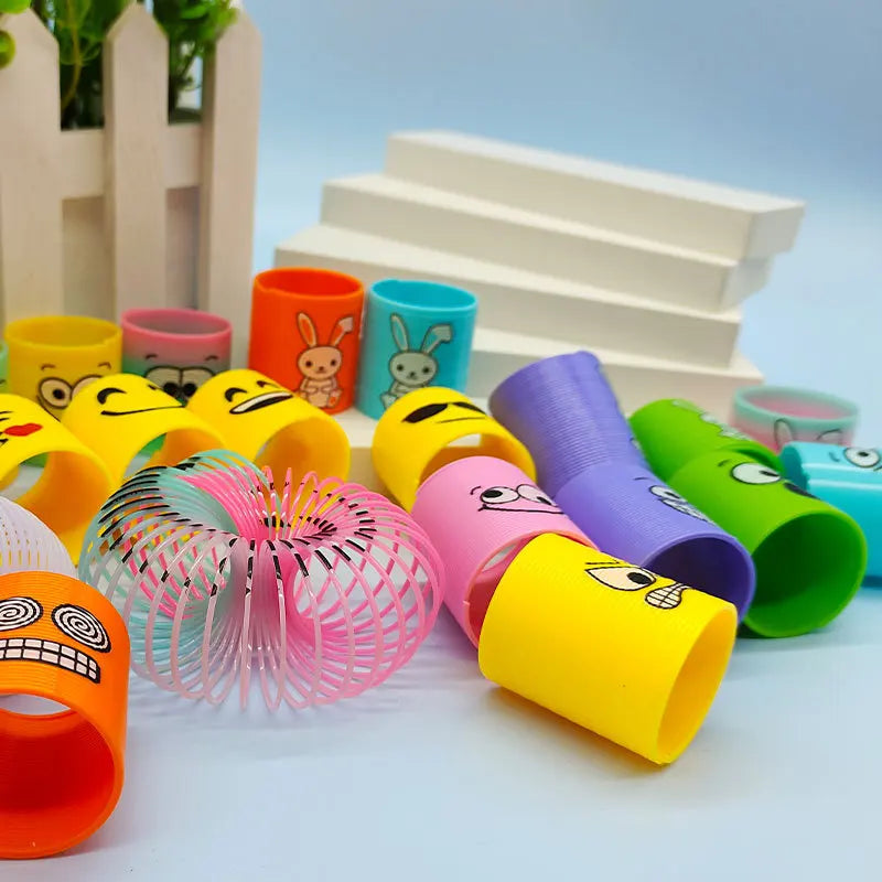 Neon Rainbow Plastic Smile Magic Toys