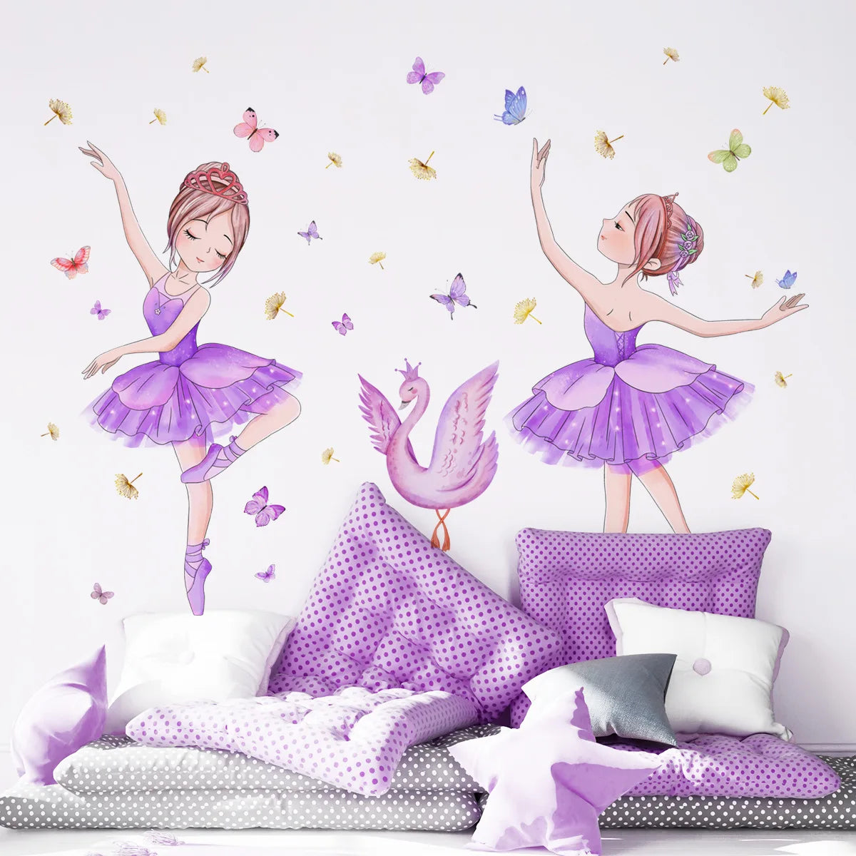 Ballet Girl Vinyl Wall Stickers