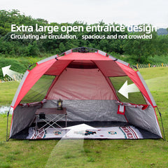 Outdoor 3-4P One-Touch Camping Tent