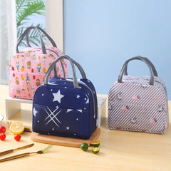 Portable Cartoon Tote Thermal Lunch Box Bag