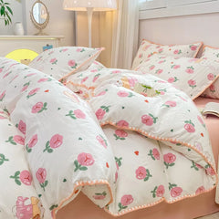 Soft Cotton Crib Bedding Set