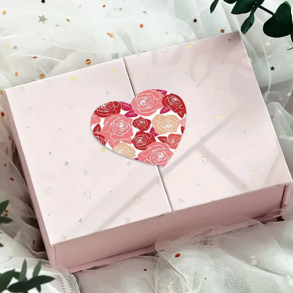 Heart Gift Packaging Seal Sticker