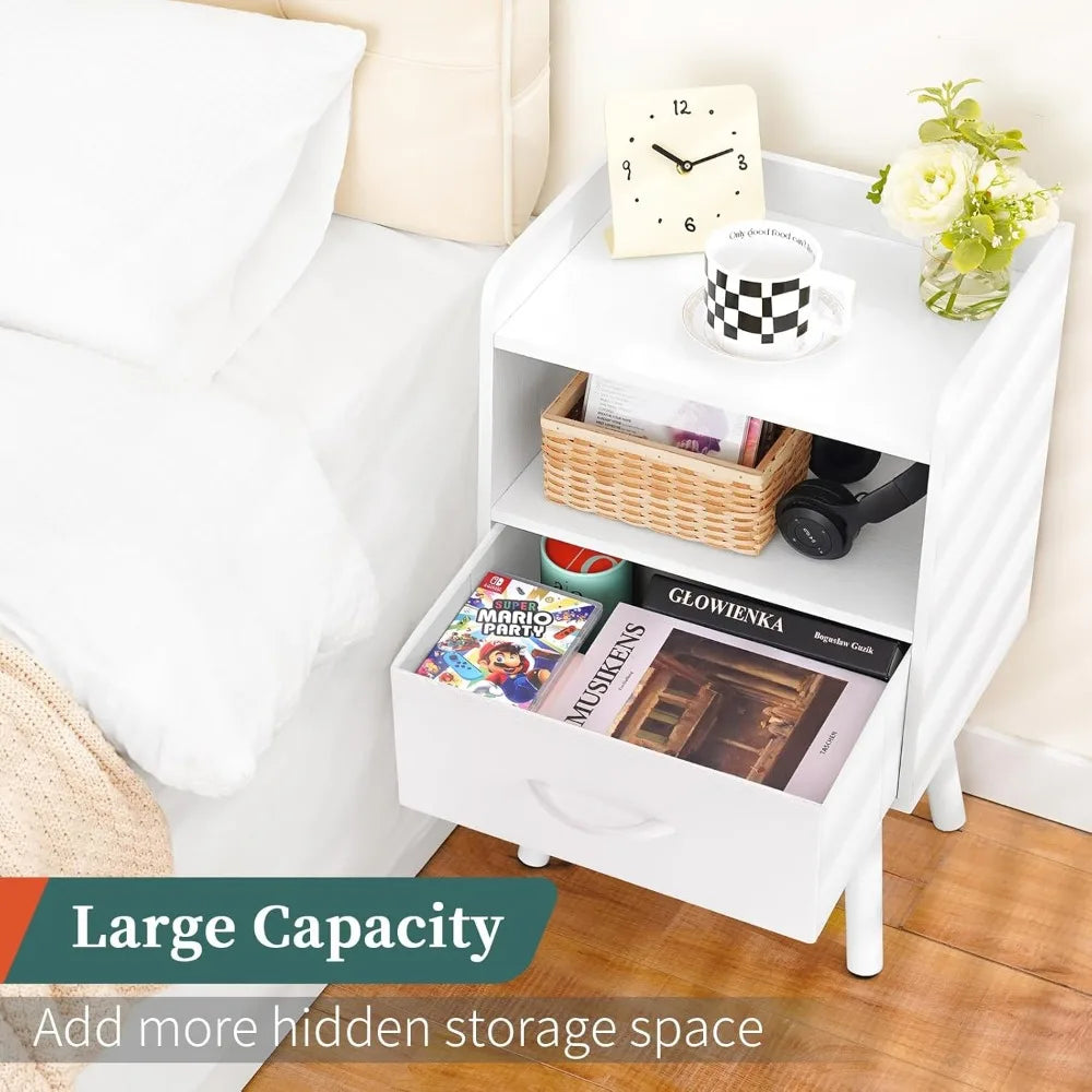 Modern Night Stand with Drawer
