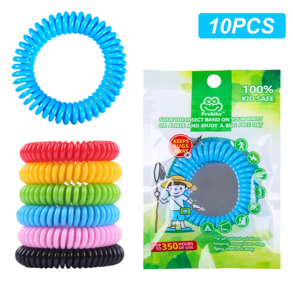 10 Pack Mosquito Repellent Bracelets