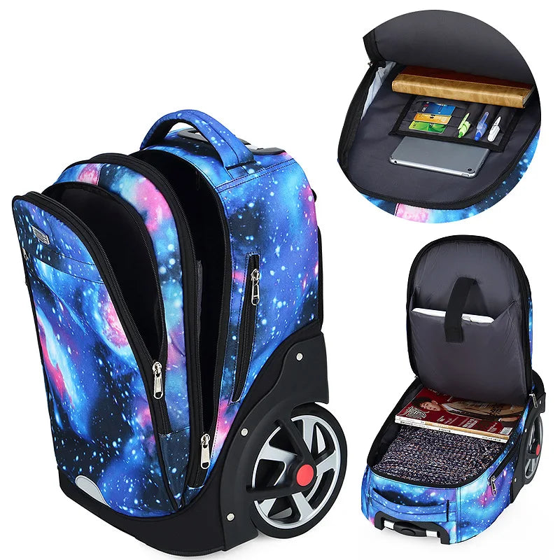 Teenagers School Trolley Backpacks