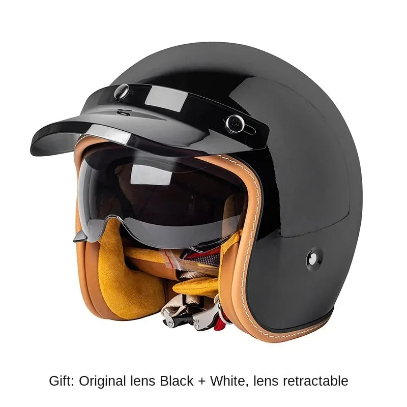Motorcycle Retro Half Helmet