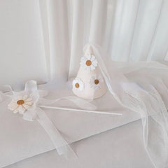 Girl Daisy Theme Mesh Party Hat