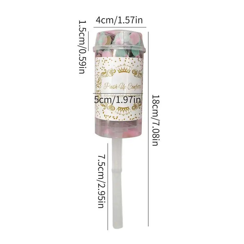 Coloful Confetti Cannons
