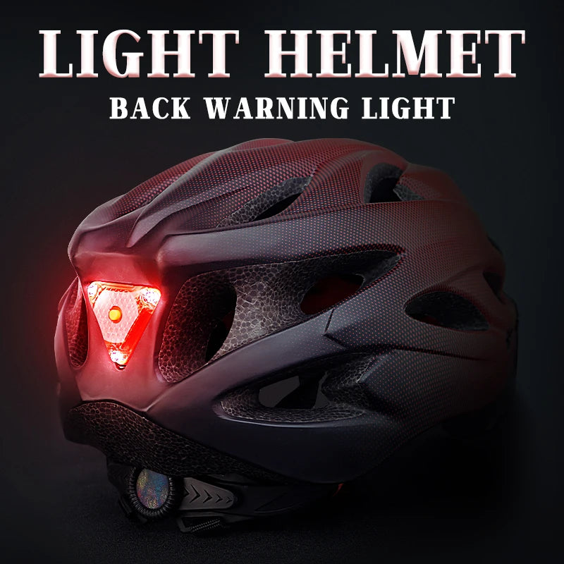 LED Rear Light Dual Mode Helmet