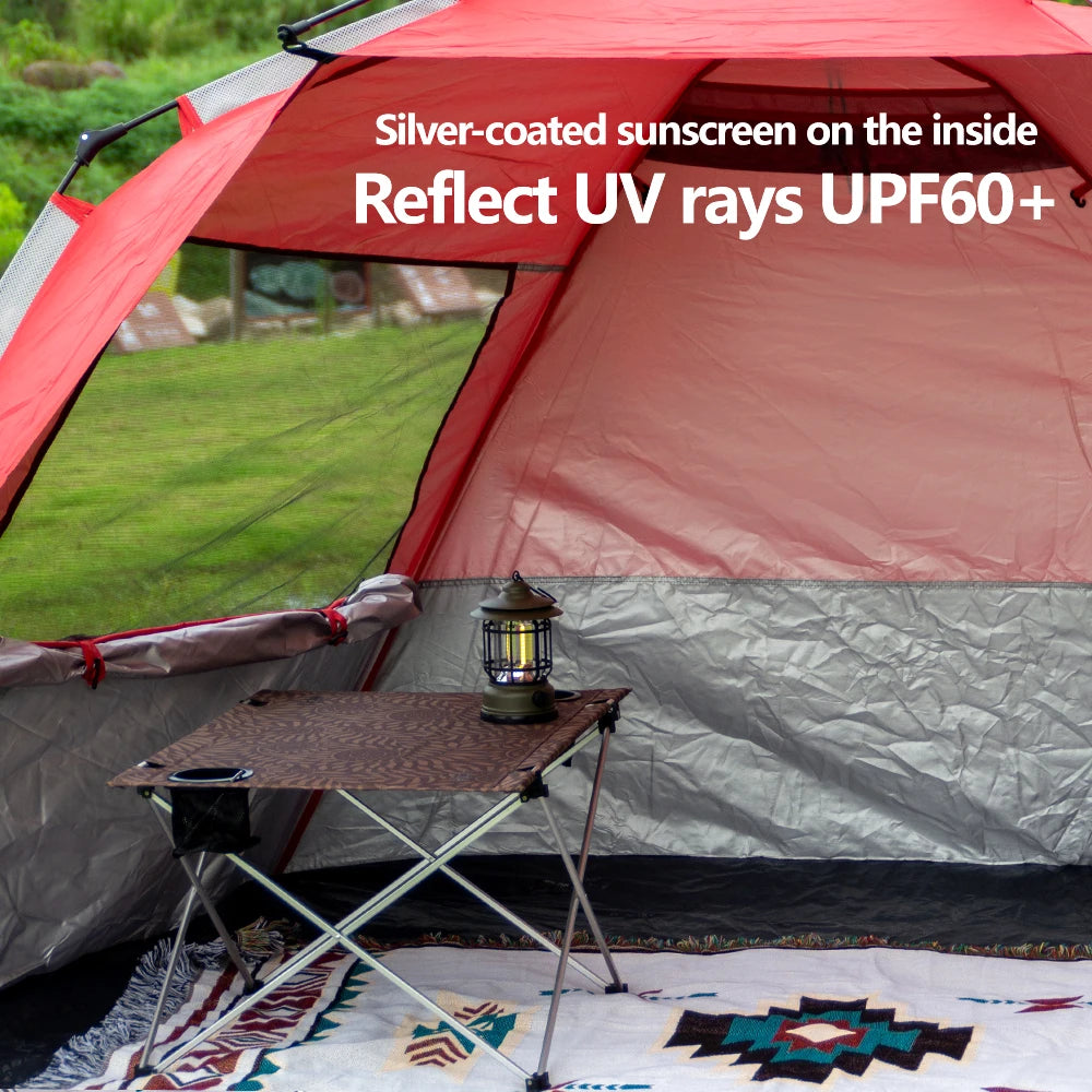 Outdoor 3-4P One-Touch Camping Tent