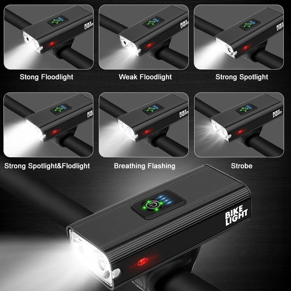 USB Rechargeable 3T6 Bicycle LED Light