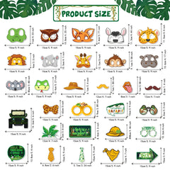 Jungle Safari Photo Booth Props