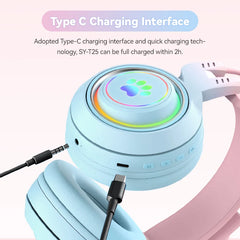 Cute Antlers/Cat Ear Wireless Headphone