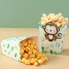 Jungle Animal Safari Popcorn Boxes