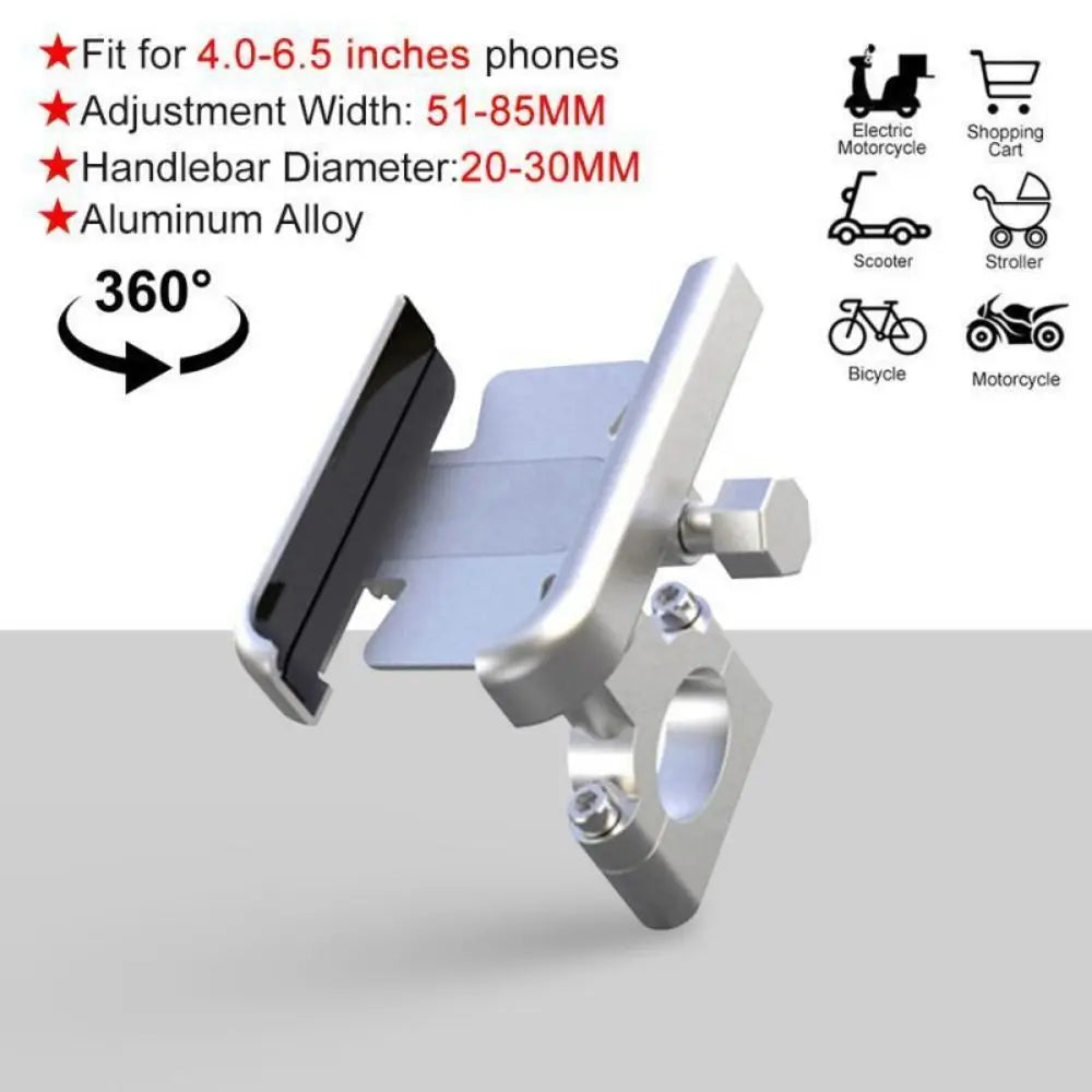 Durable Aluminium Alloy Bike Phone Holder