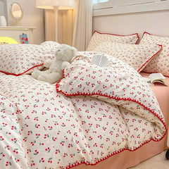 Soft Cotton Crib Bedding Set