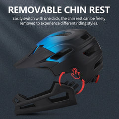 Full Face Detachable Motorcycle Helmet