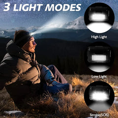 ED Headlamp Flashlight Cob