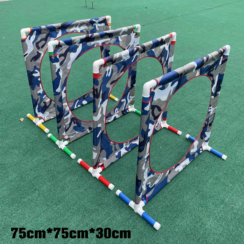 Kids Tunnels drills and hurdling obstacle