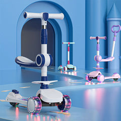 Portable Rotating Seat Scooter
