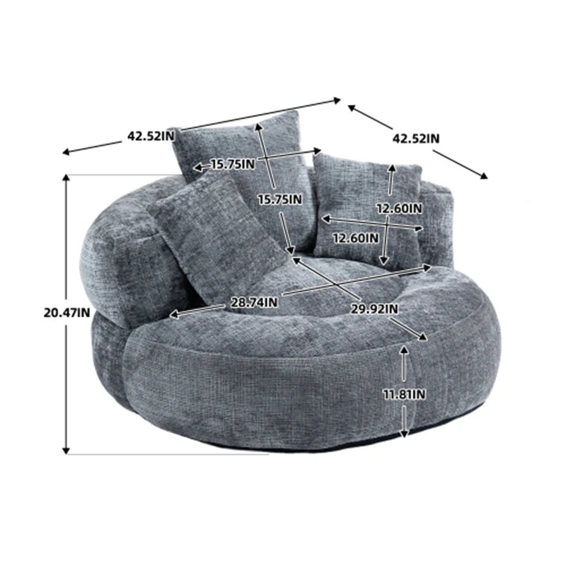 Durable Comfort Bean Bag Lounger