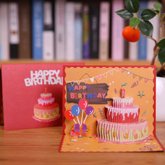 3D Pop-Up Creative Gifts Postcard