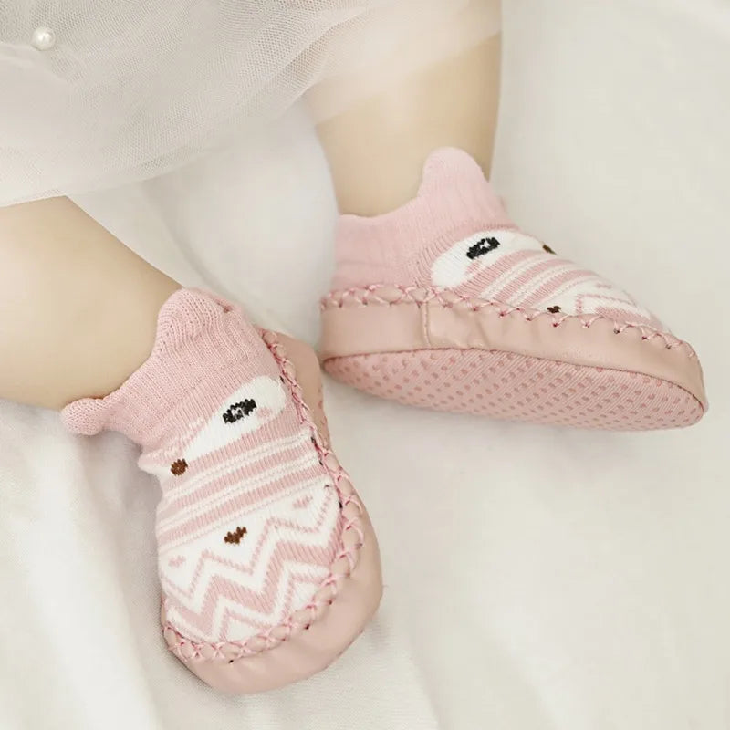 Fashion Baby Socks Rubber Soles