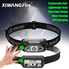 Mini Rechargeable Powerful Sensor Headlamp