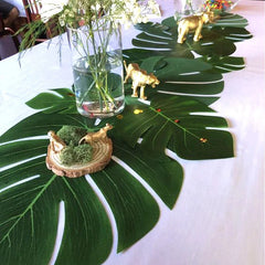 Artificial Tropical Palm Leaves Party Decoration