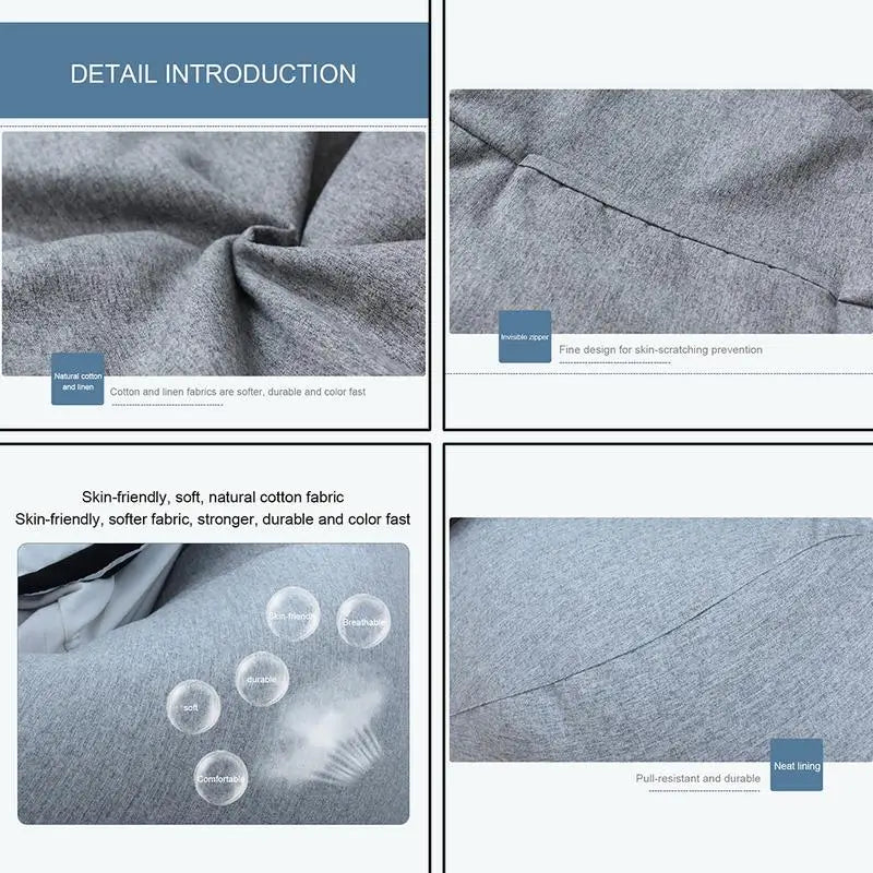 Lazy Sofas Linen Cloth Cover