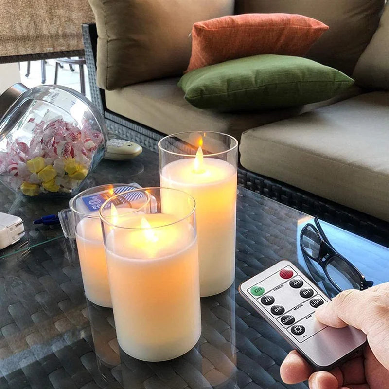 Flickering Flameless Candles Set