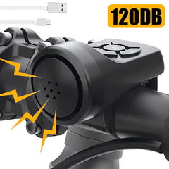 USB 4 Modes Motorcycle Electric Bell Horn