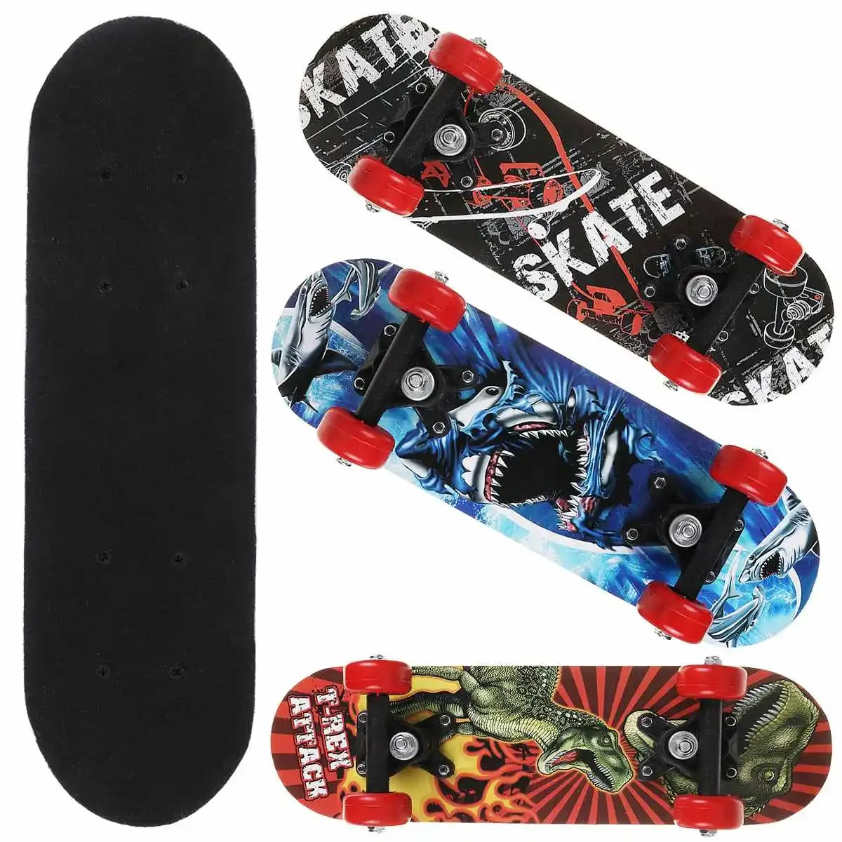 Maple Wood Double Rocker Skateboard