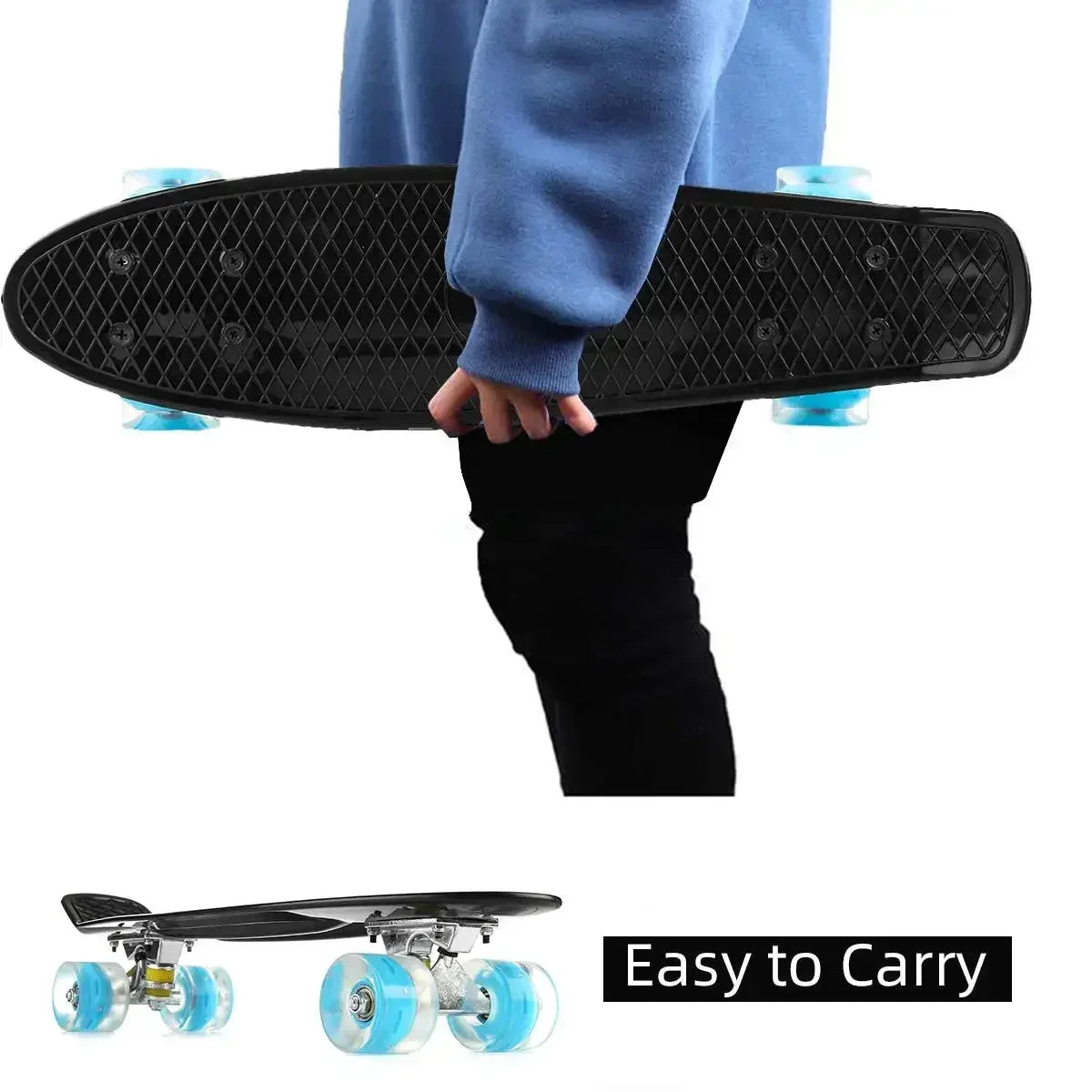 Four-wheel Longboard Pastel Skateboard