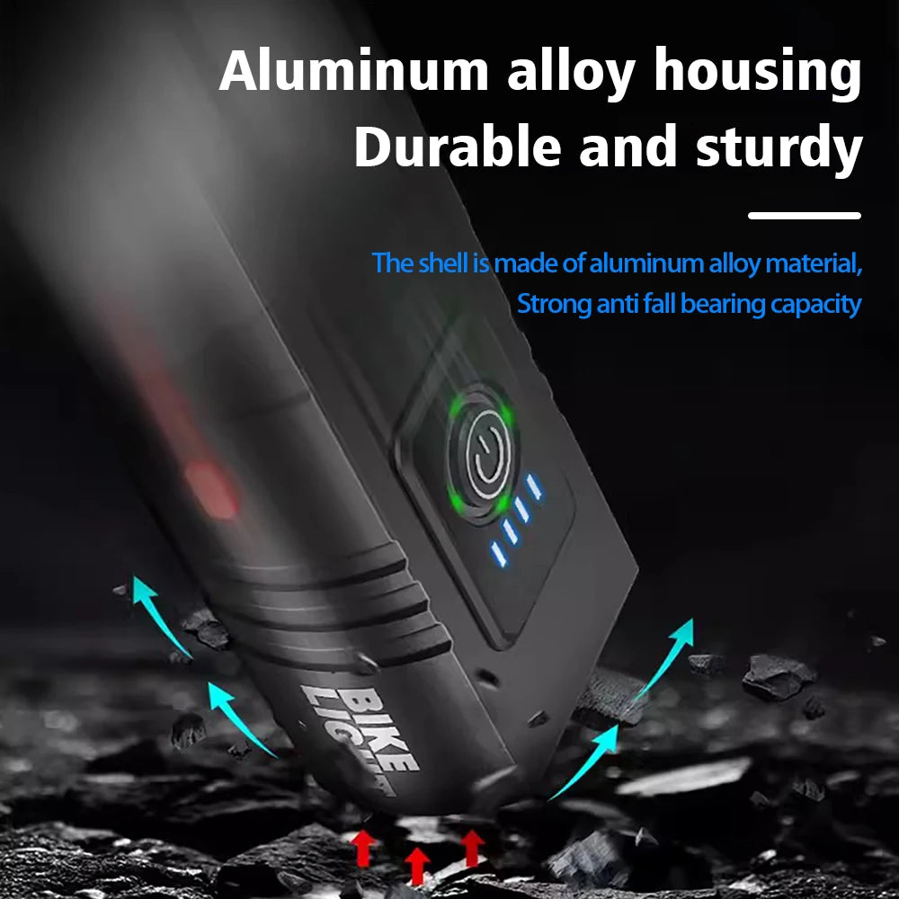 USB Rechargeable Bicycle Flashlight LED