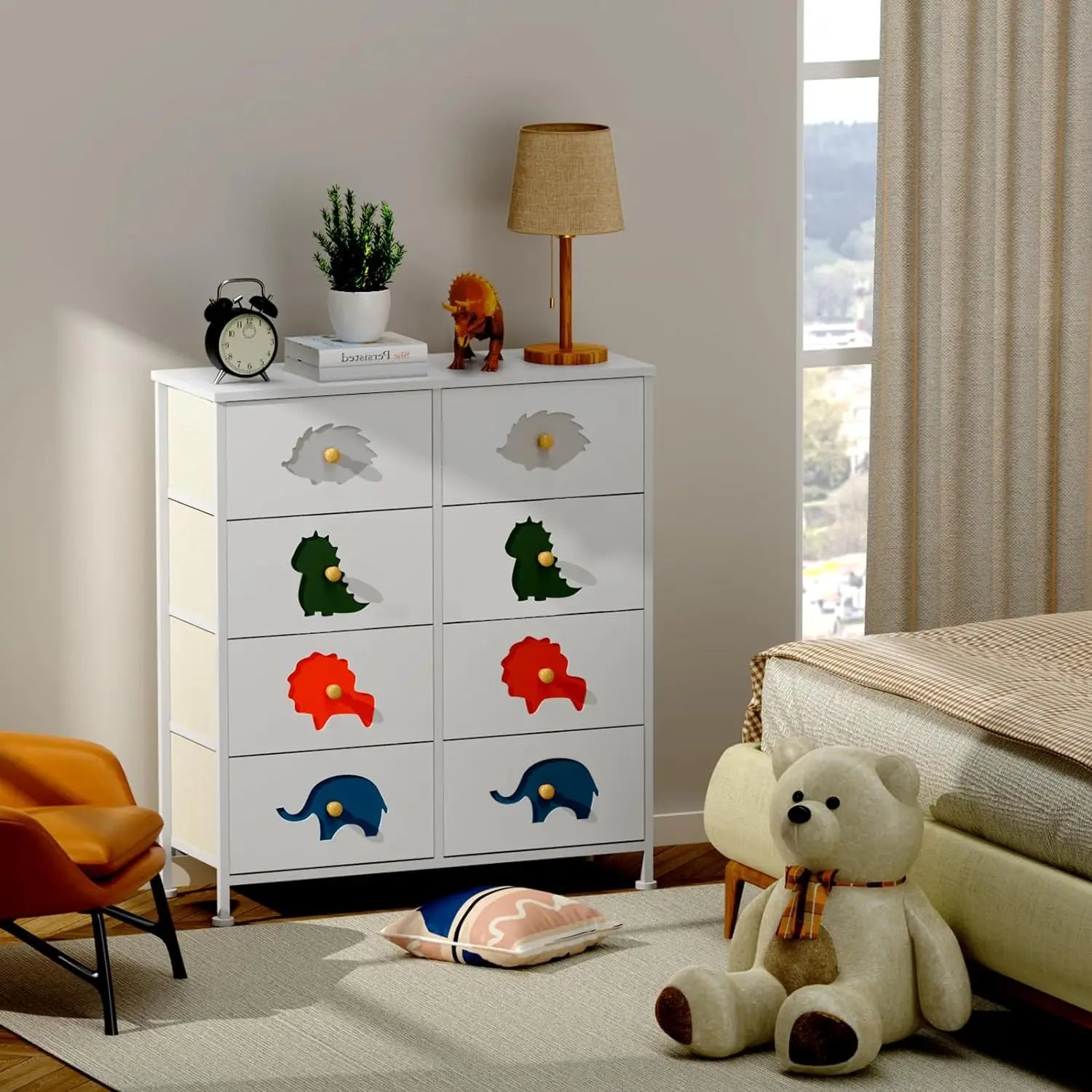 Fabric Drawers Baby Dresser