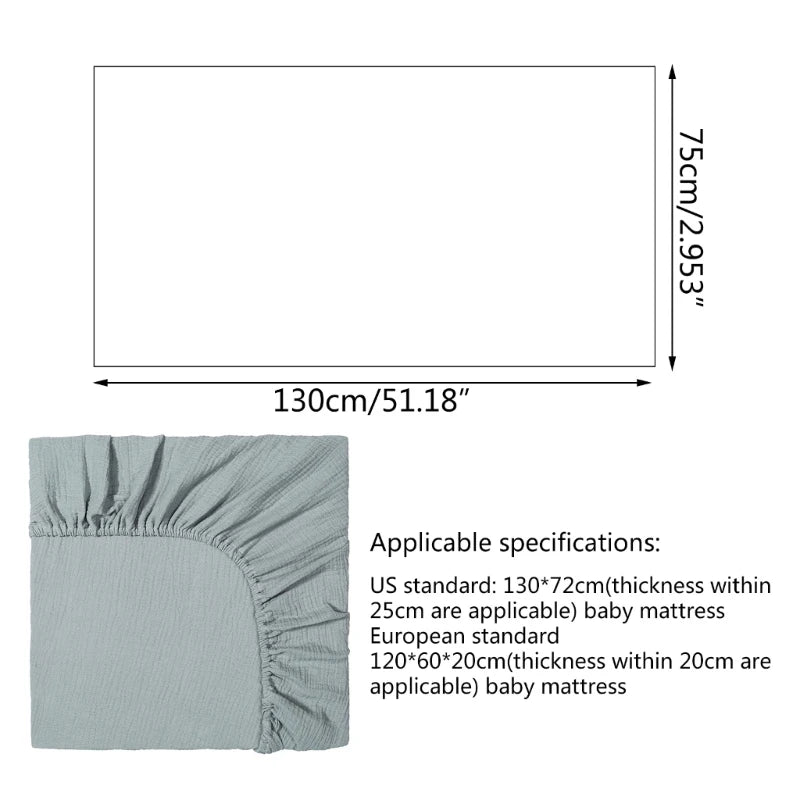 Baby Crib Fitted Sheet