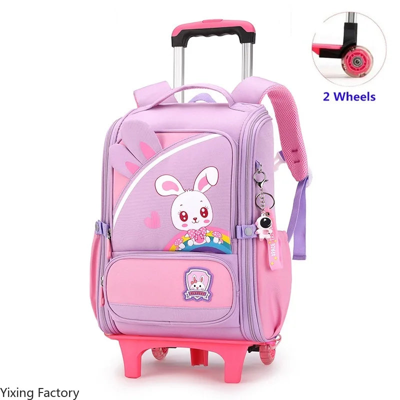 Teenagers Wheeled Trolley Backpack