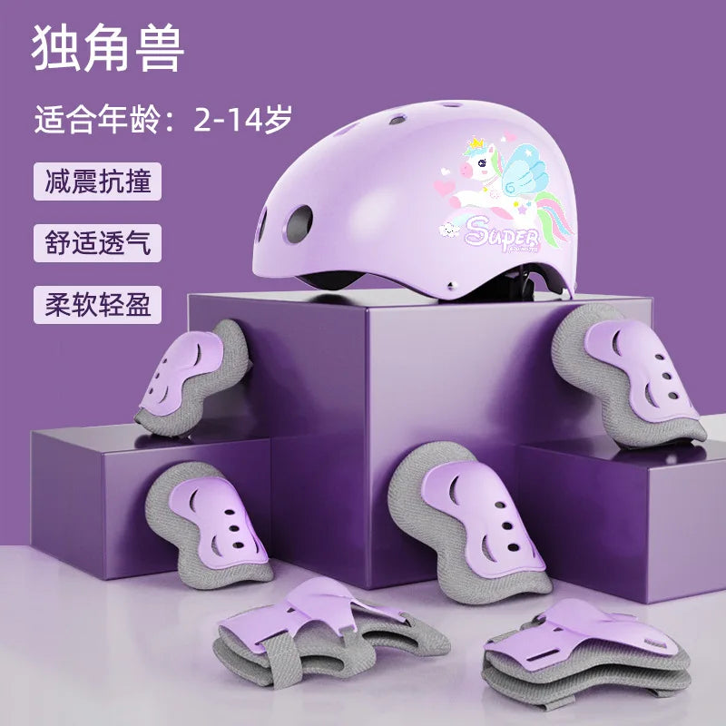 Children's Roller Skating Protection Set