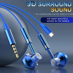 9D Type C&3.5mm Gamers Headsets