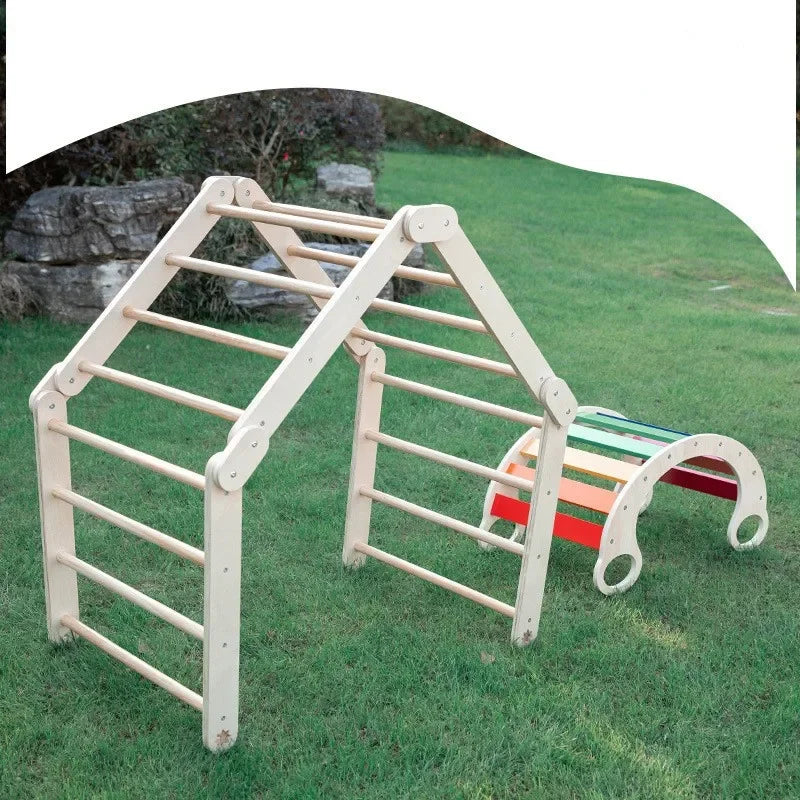 Foldable Exercise Kids Triangle Slide