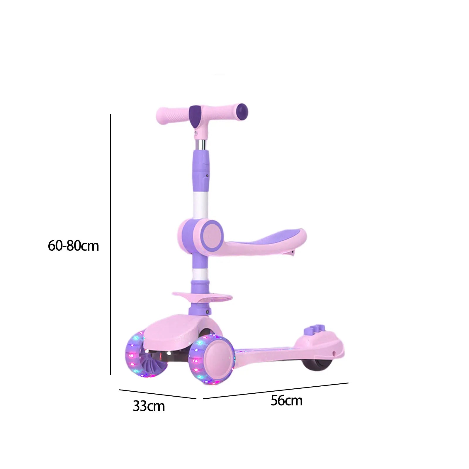 Portable Rotating Seat Scooter