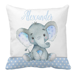 Blue Elephant Crib Bedding Set