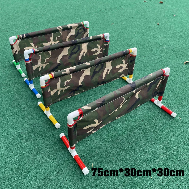 Kids Tunnels drills and hurdling obstacle